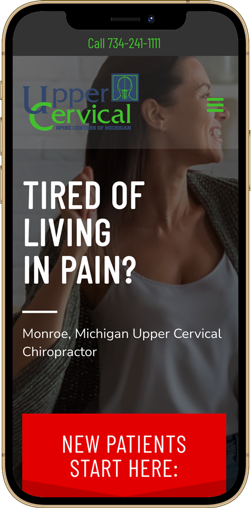 Chiropractic Websites - Upper Cervical Center of Michigan