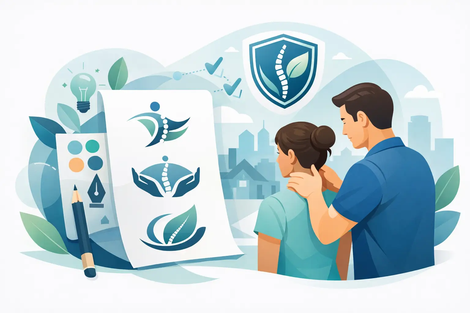 Chiropractic Logo Design That Wins Local Trust
