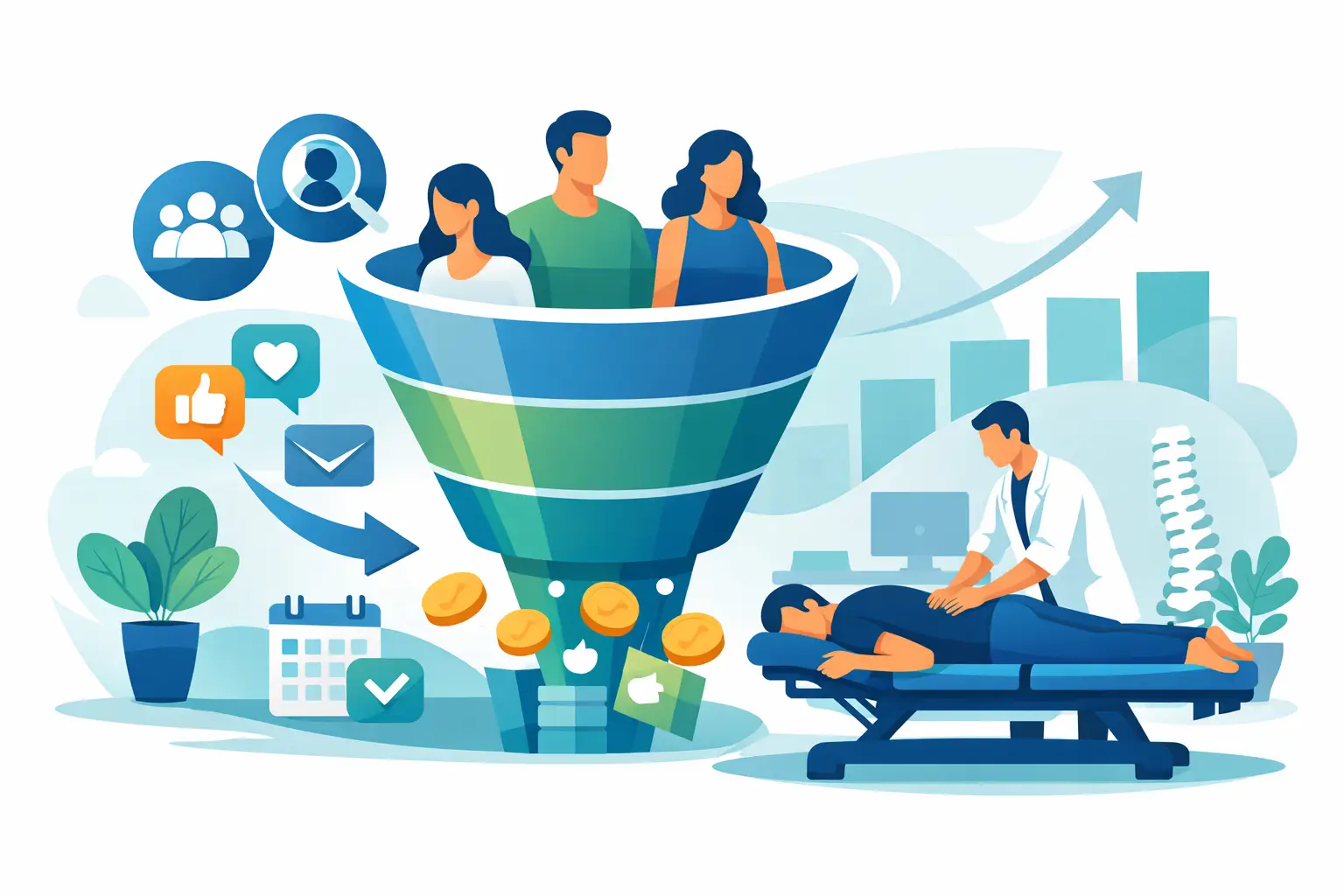 Patient Acquisition Funnel for Chiropractic Growth